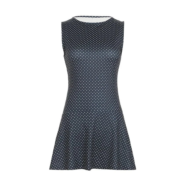 Erika Cannova™ Mini sukienka w kropki — stylowa i lekka na lato