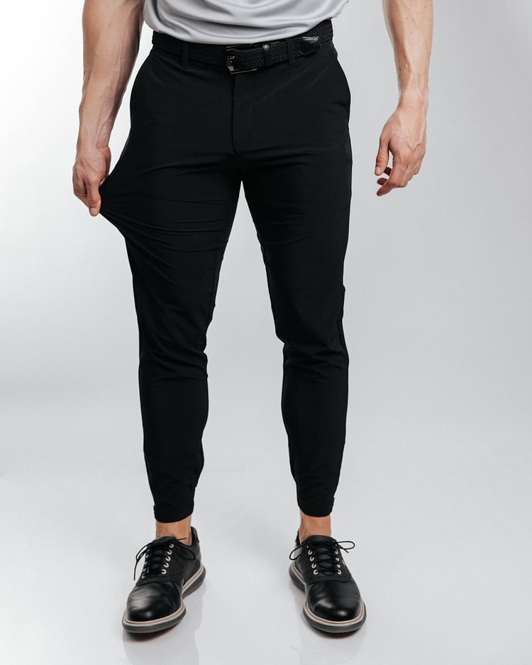 Erminio Costa™ Zwężane joggery slim fit z zamkiem przy kostce