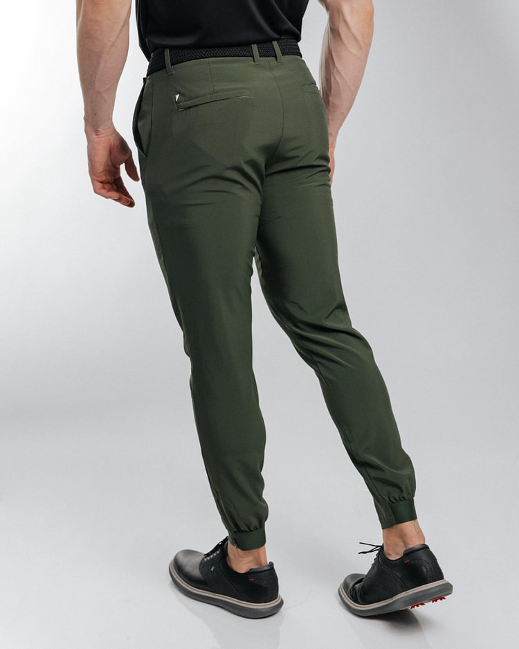 Erminio Costa™ Zwężane joggery slim fit z zamkiem przy kostce