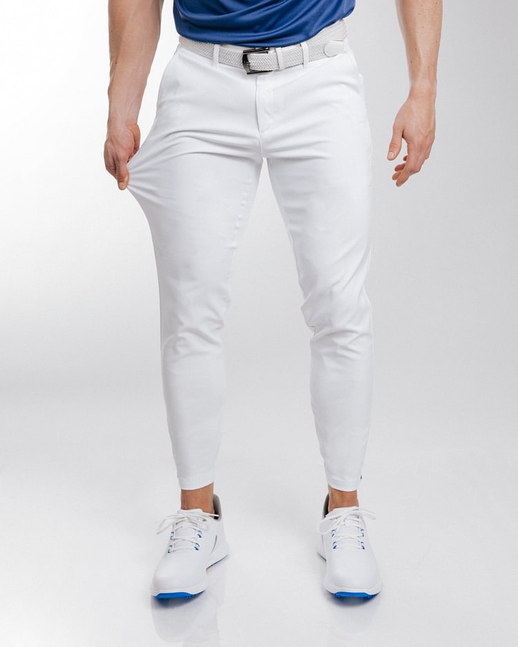 Erminio Costa™ Zwężane joggery slim fit z zamkiem przy kostce