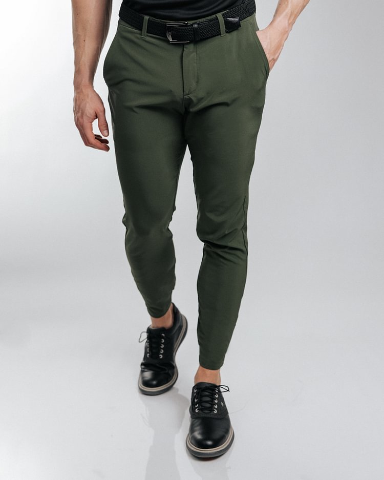 Erminio Costa™ Zwężane joggery slim fit z zamkiem przy kostce