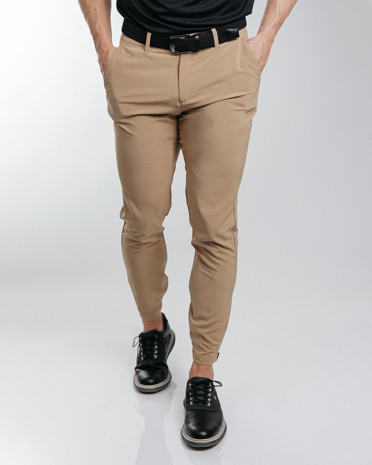 Erminio Costa™ Zwężane joggery slim fit z zamkiem przy kostce
