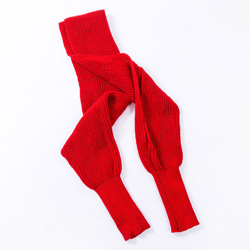 Esterina Riggi™ Sweter dzianinowy z kopertowym dekoltem