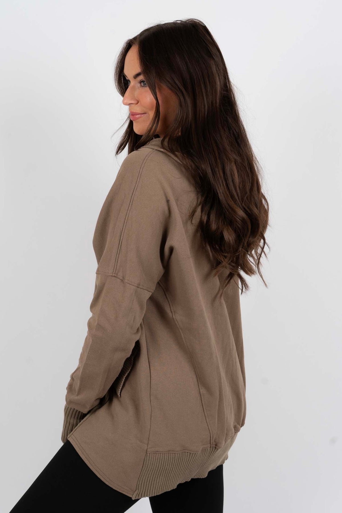 Fina Piccio™️ Bluza oversize z kapturem i otworami na kciuki