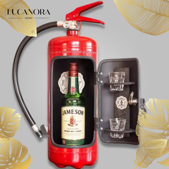FireBar™ Minibar w kształcie gaśnicy