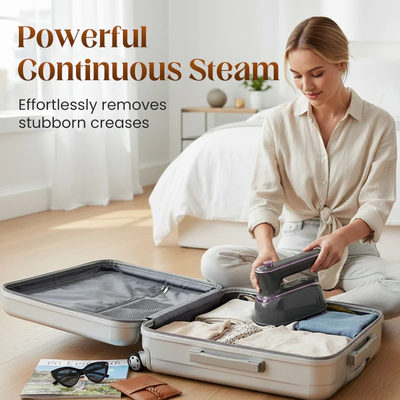FlexSteam Pro™ Składana ręczna parownica ubrań zapewniająca ubrania bez zagnieceń każdego poranka