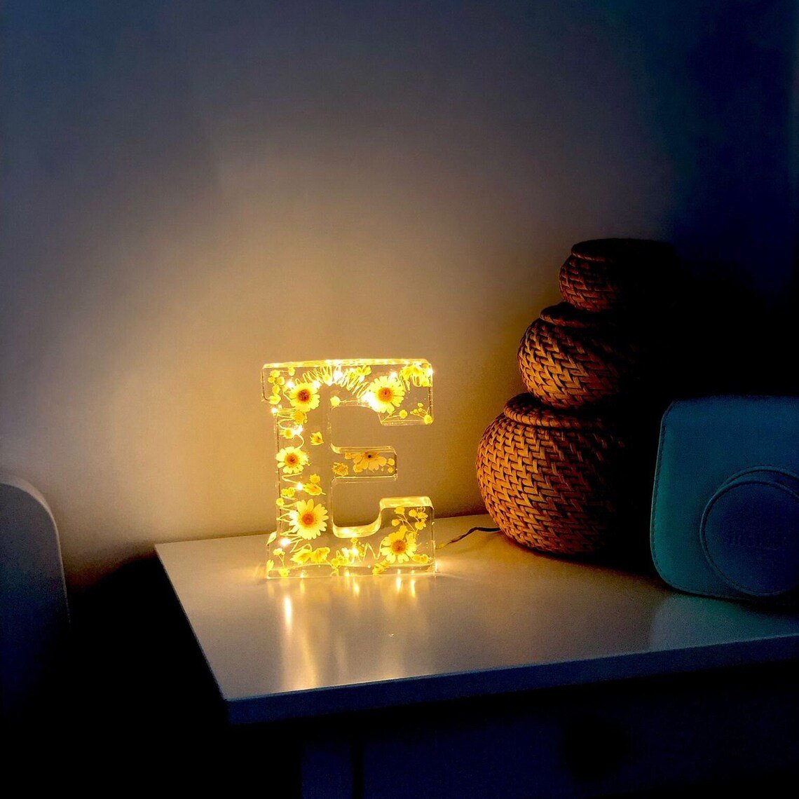 FloraLume™ Lampa z żywicy kwiatowej