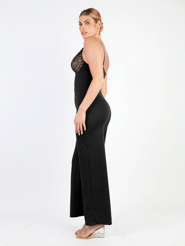 Francesca Faia™ Koronkowy kombinezon z wbudowanym modelowaniem