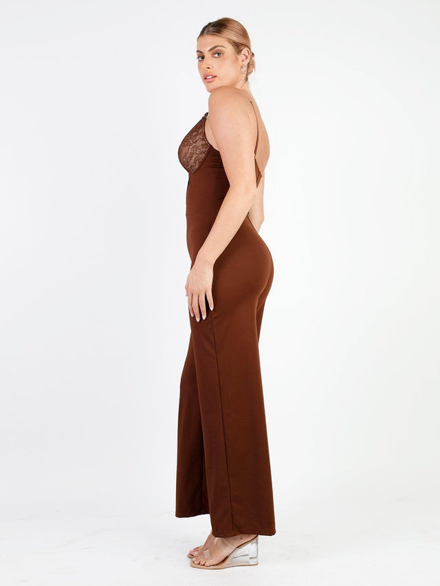 Francesca Faia™ Koronkowy kombinezon z wbudowanym modelowaniem