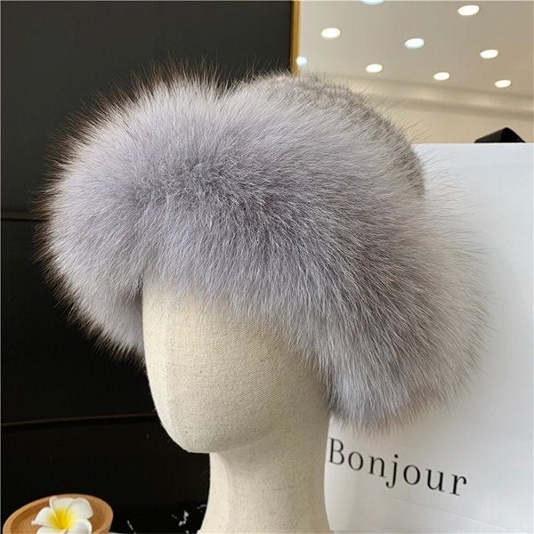 FurBelle™ Damska futrzana czapka zimowa
