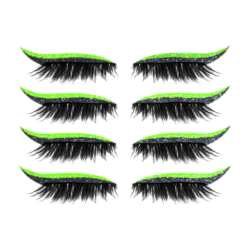 Glamz™ Rzęsy wielokrotnego użytku z eyelinerem (4 pary)