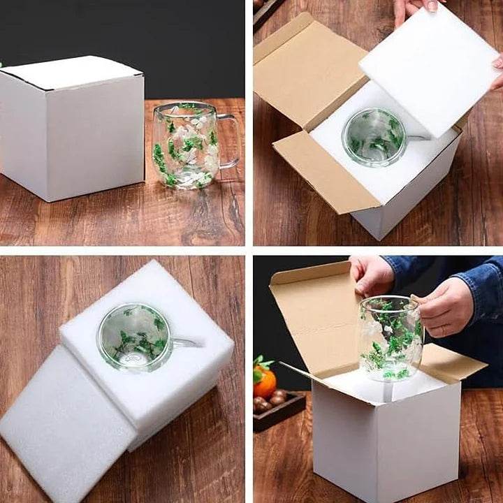 GlassBloom™ Kubek z suszonymi kwiatami