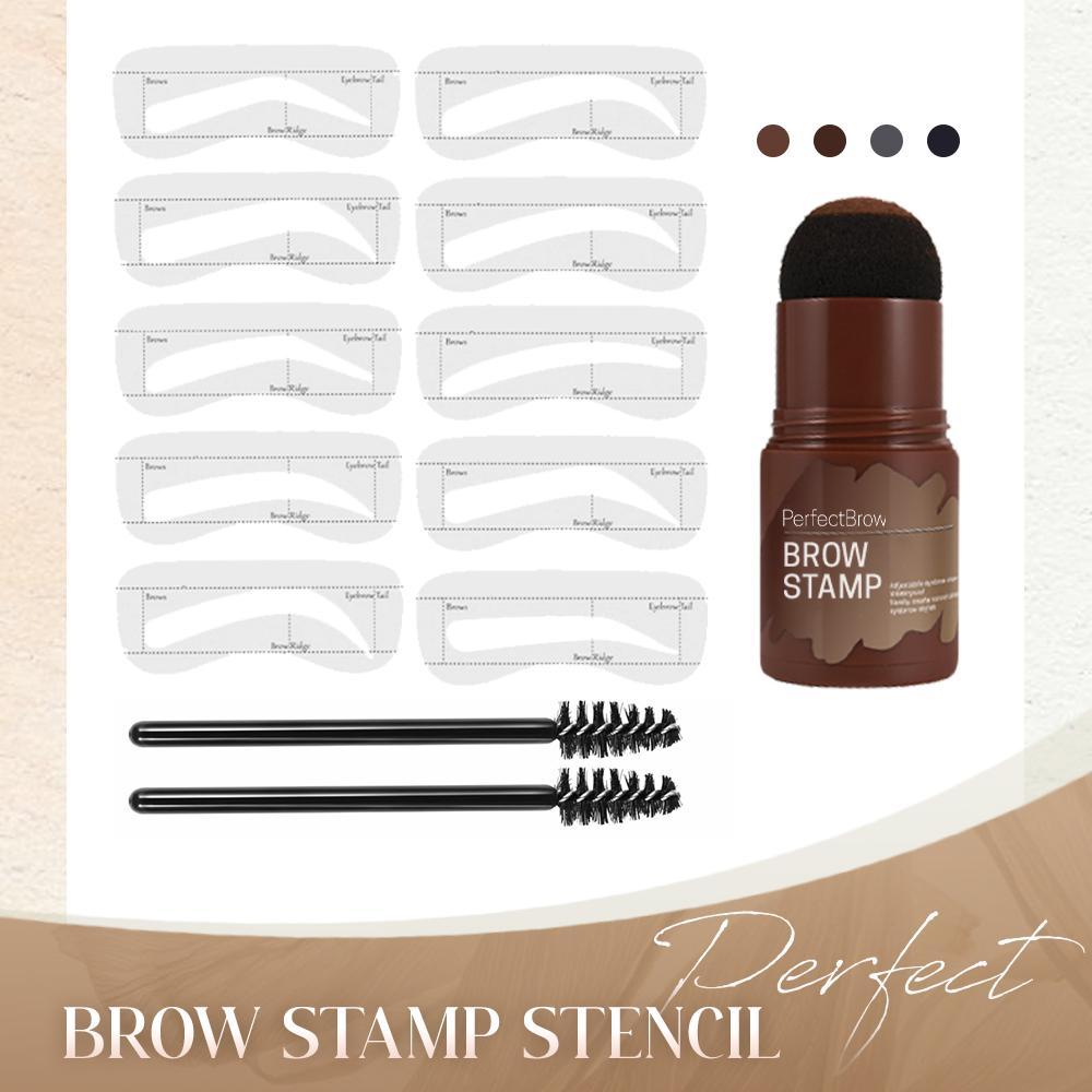 GlowUp™ Zestaw - stempel do brwi + szablony