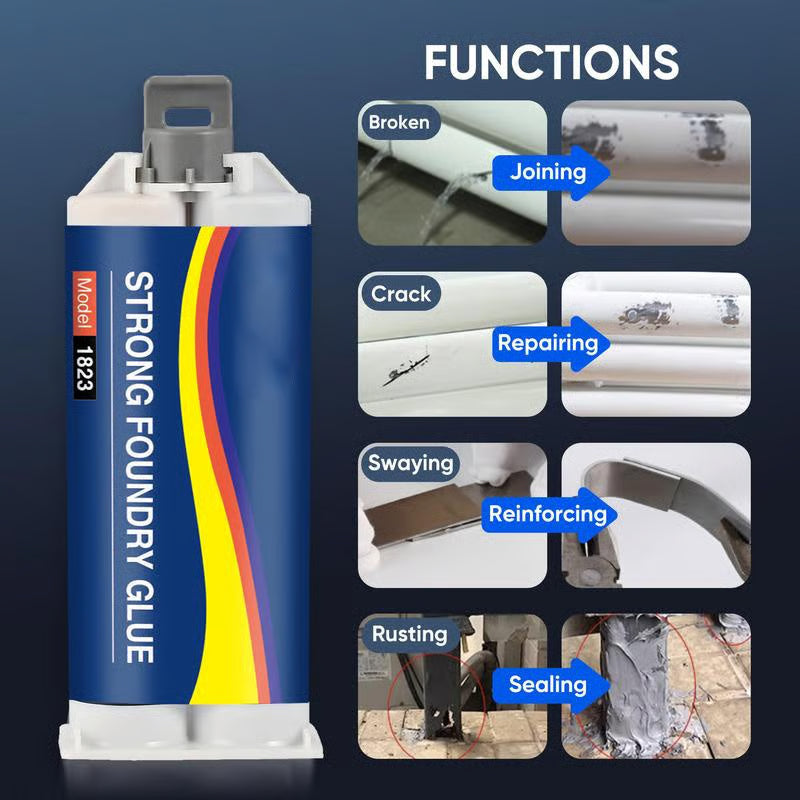 GlueMaster™ Supermocny klej do metalu i twardych materiałów