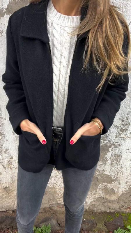 Greta Passino™️ Elegancka kurtka sweterkowa