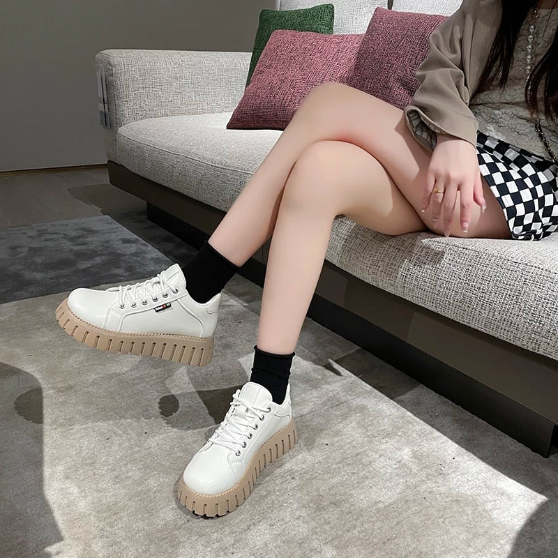 Helena Fashroa™️ Wspierające wygodne buty z wysoką podeszwą