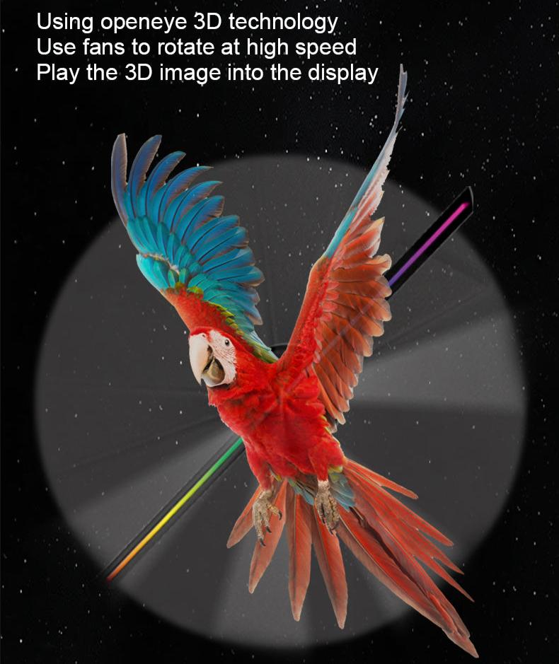 HoloSpin™️ Przenośny projektor 3D