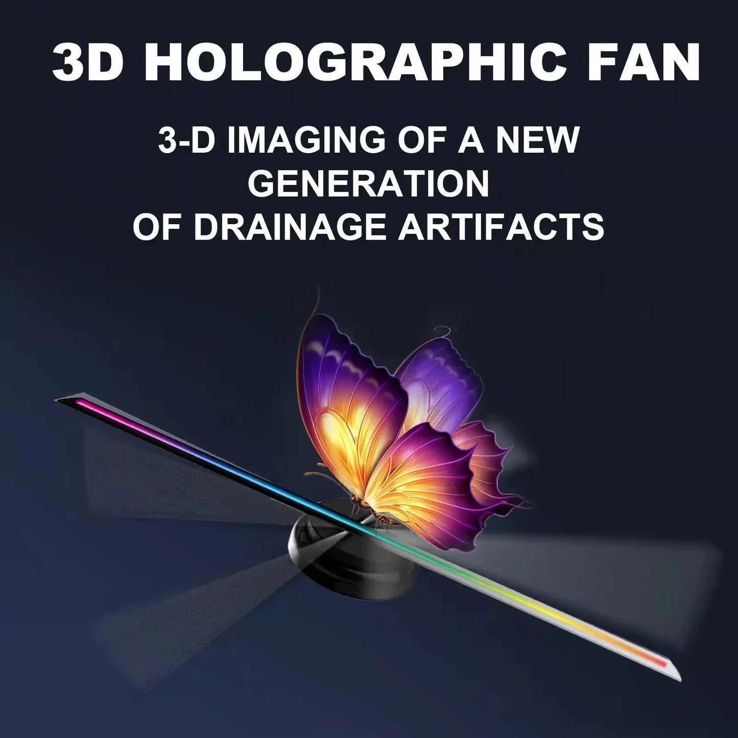 HoloSpin™️ Przenośny projektor 3D