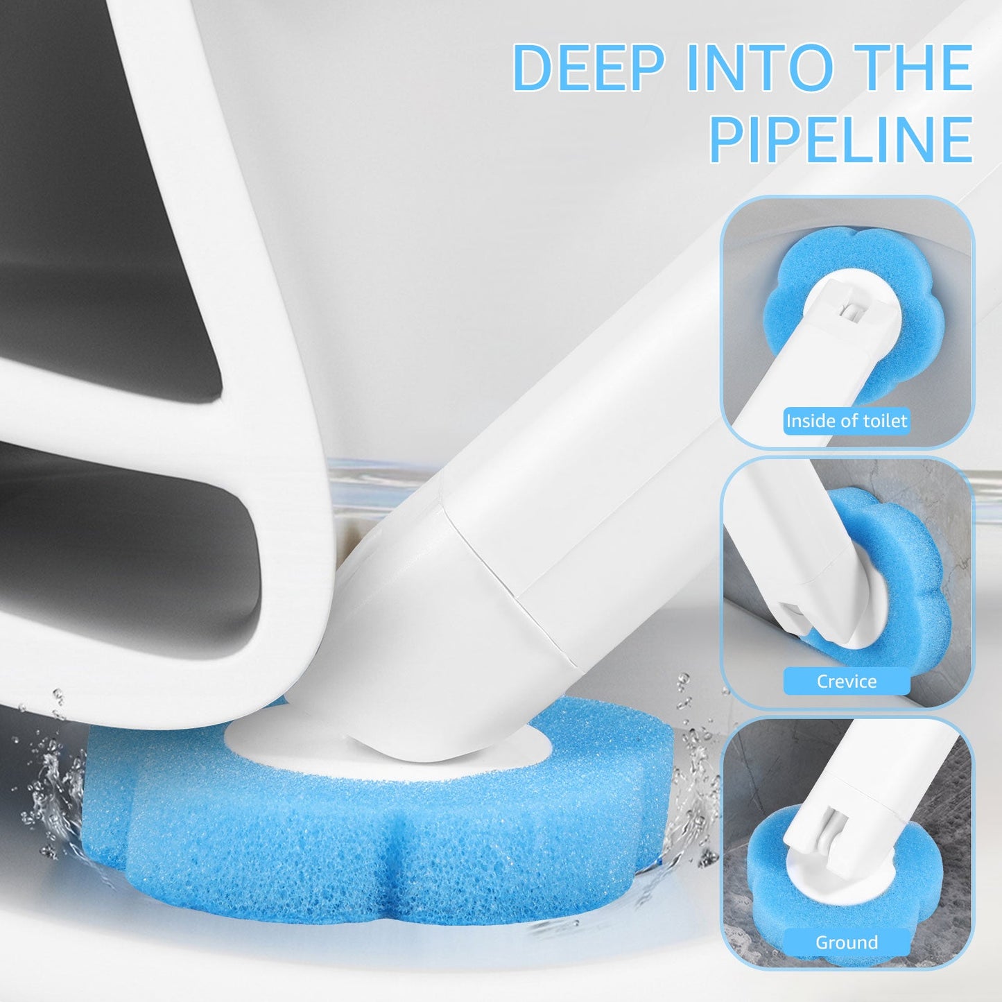 HygieFlush™ Higieniczny, antybakteryjny system do czyszczenia toalety