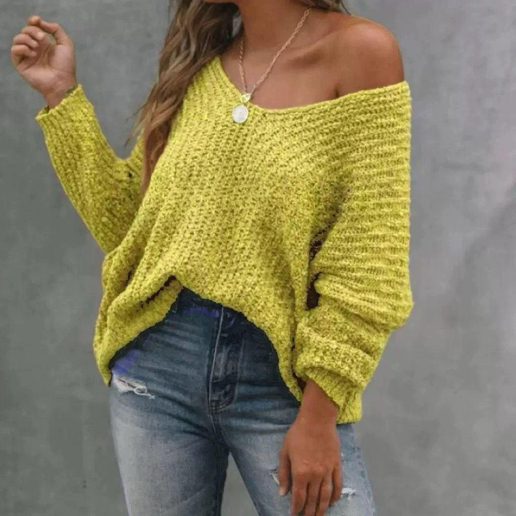 Isa Mascola™ Dzianinowy sweter damski