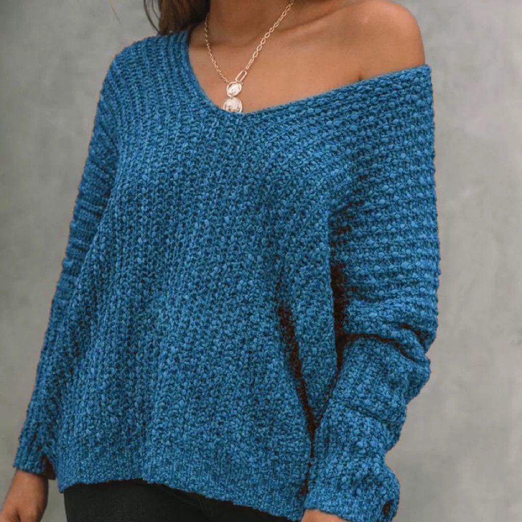 Isa Mascola™ Dzianinowy sweter damski