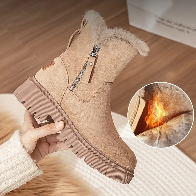 Jemma™ Eleganckie, ciepłe i miękkie buty damskie botki zimowe