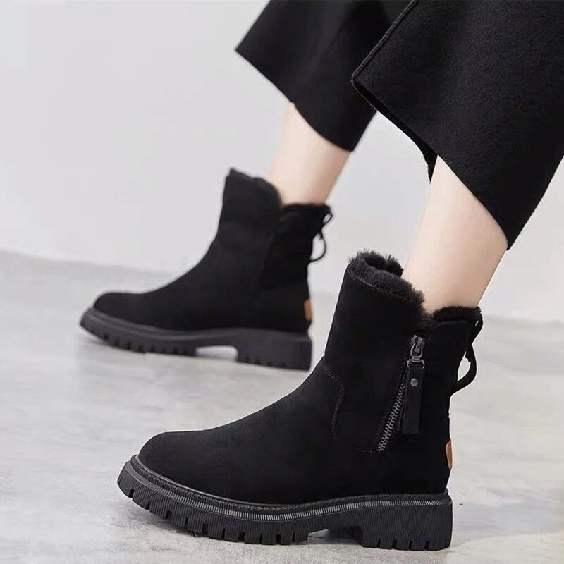 Jemma™ Eleganckie, ciepłe i miękkie buty damskie botki zimowe