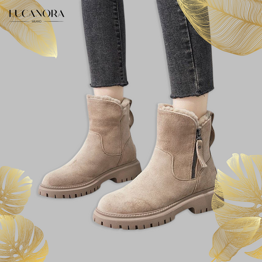 Jemma™ Eleganckie, ciepłe i miękkie buty damskie botki zimowe