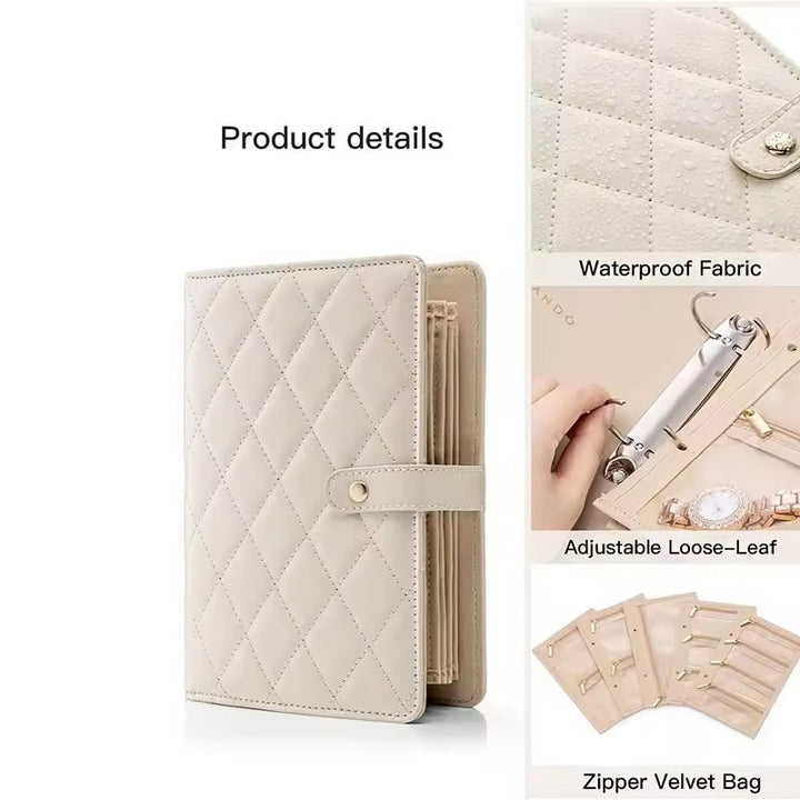 JewelTome™ podróżny organizer na biżuterię