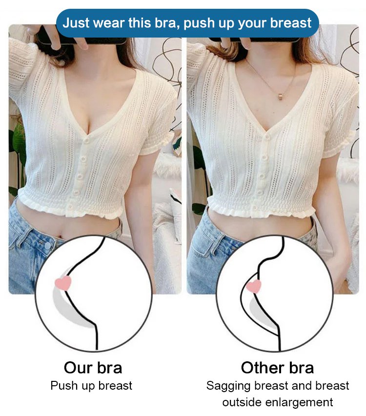 LaceLuxe™ Biustonosz damski z koronki Ice Silk