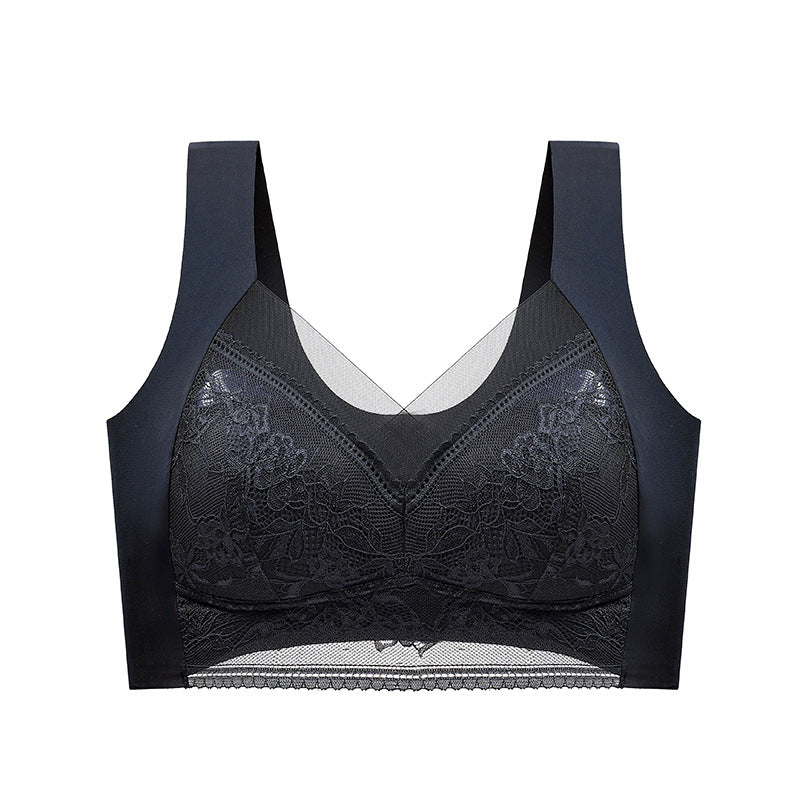 LaceLuxe™ Biustonosz damski z koronki Ice Silk