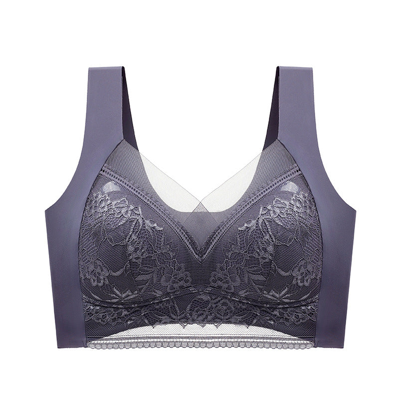 LaceLuxe™ Biustonosz damski z koronki Ice Silk
