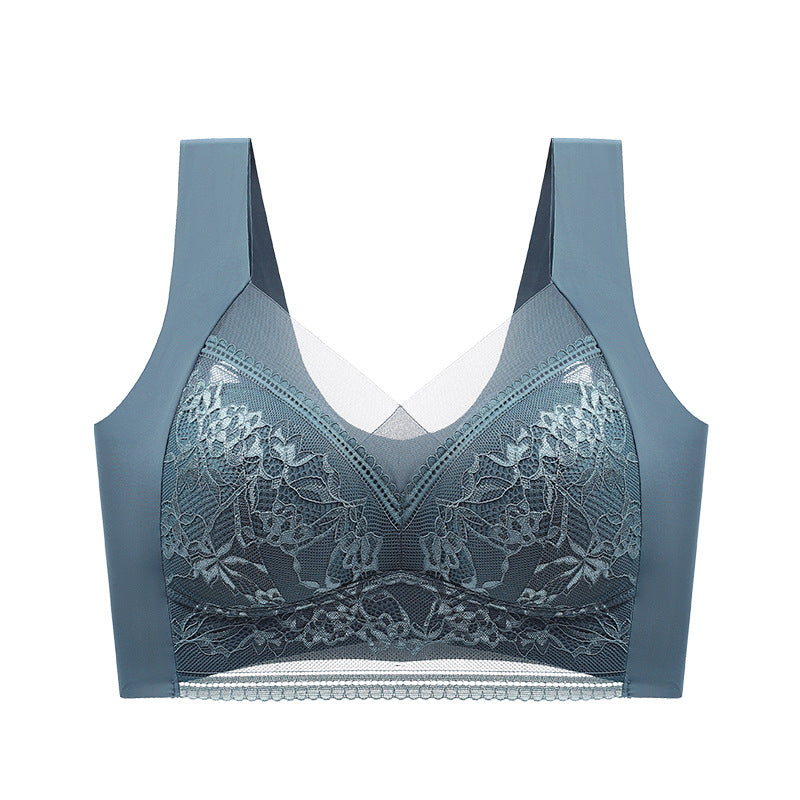 LaceLuxe™ Biustonosz damski z koronki Ice Silk