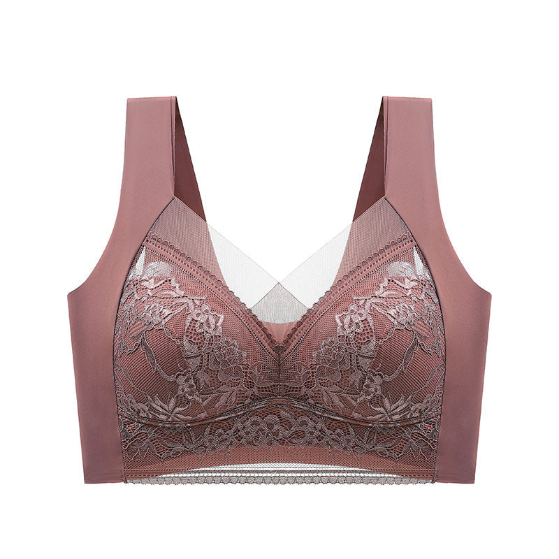 LaceLuxe™ Biustonosz damski z koronki Ice Silk