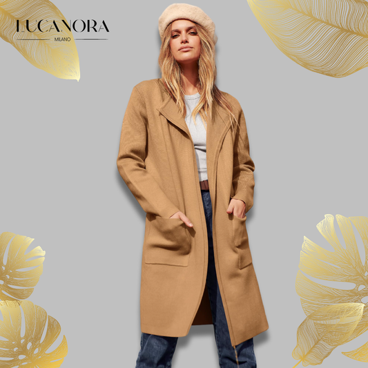 Lara Porter™️ Modny elegancki płaszcz