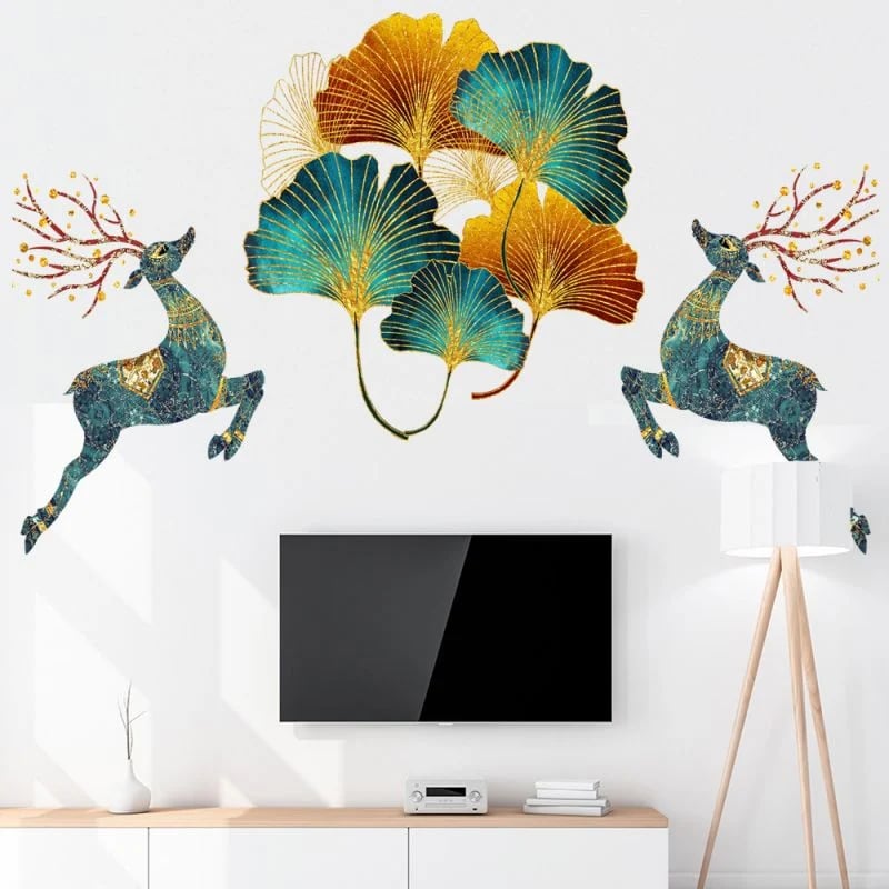 LeafScape™ Dekoracja ścienna 3D z motywem roślinnym
