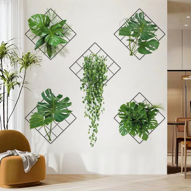 LeafScape™ Dekoracja ścienna 3D z motywem roślinnym
