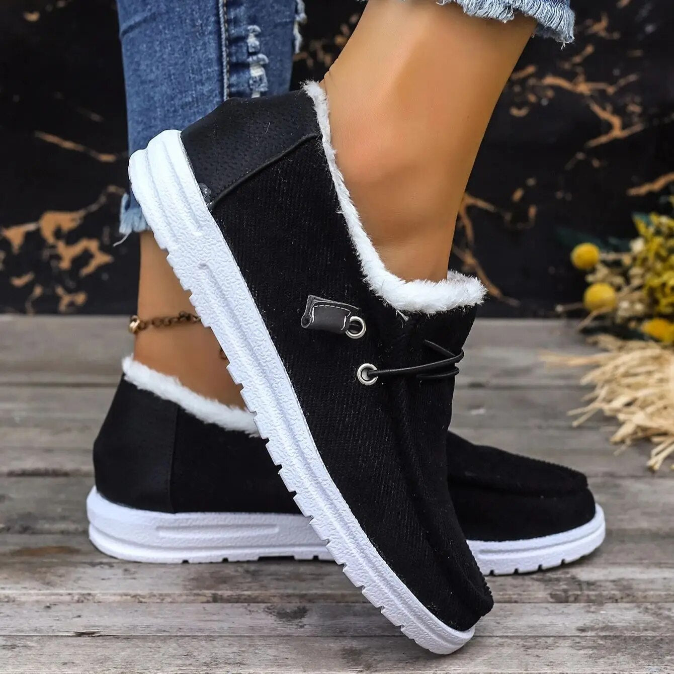 Lelia Pelino™ Pluszowe buty damskie