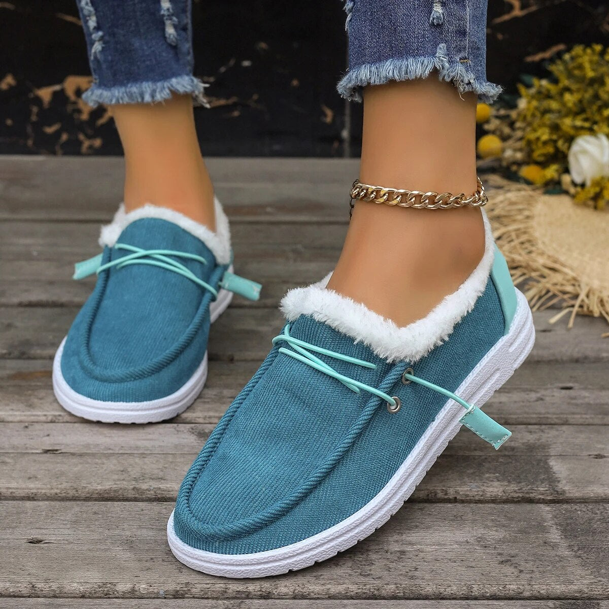 Lelia Pelino™ Pluszowe buty damskie