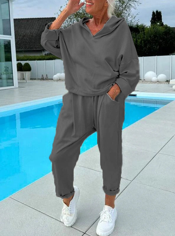 Leontina Bertozzi™ Damski dwuczęściowy zestaw dresowy