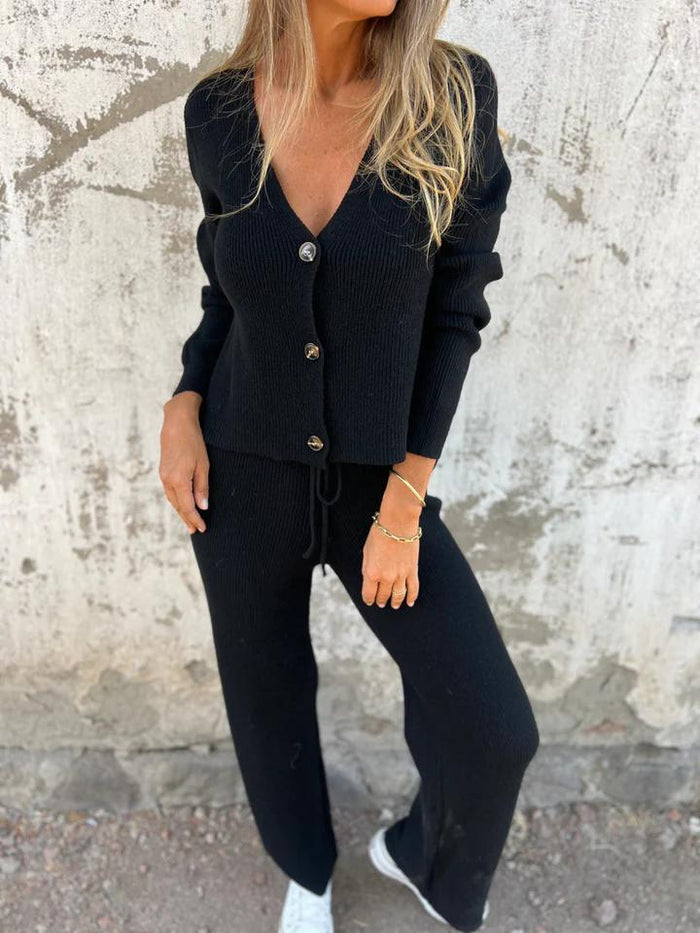 Lidia Cianciolo™ Dzianinowy komplet damski