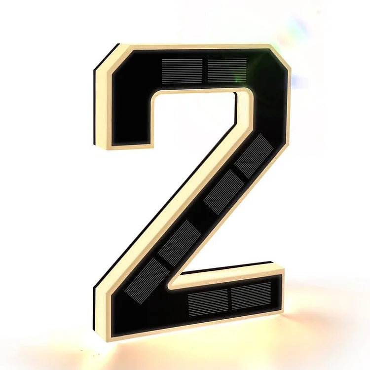 LightSign™ numery domów z oświetleniem LED i zasilaniem solarnym