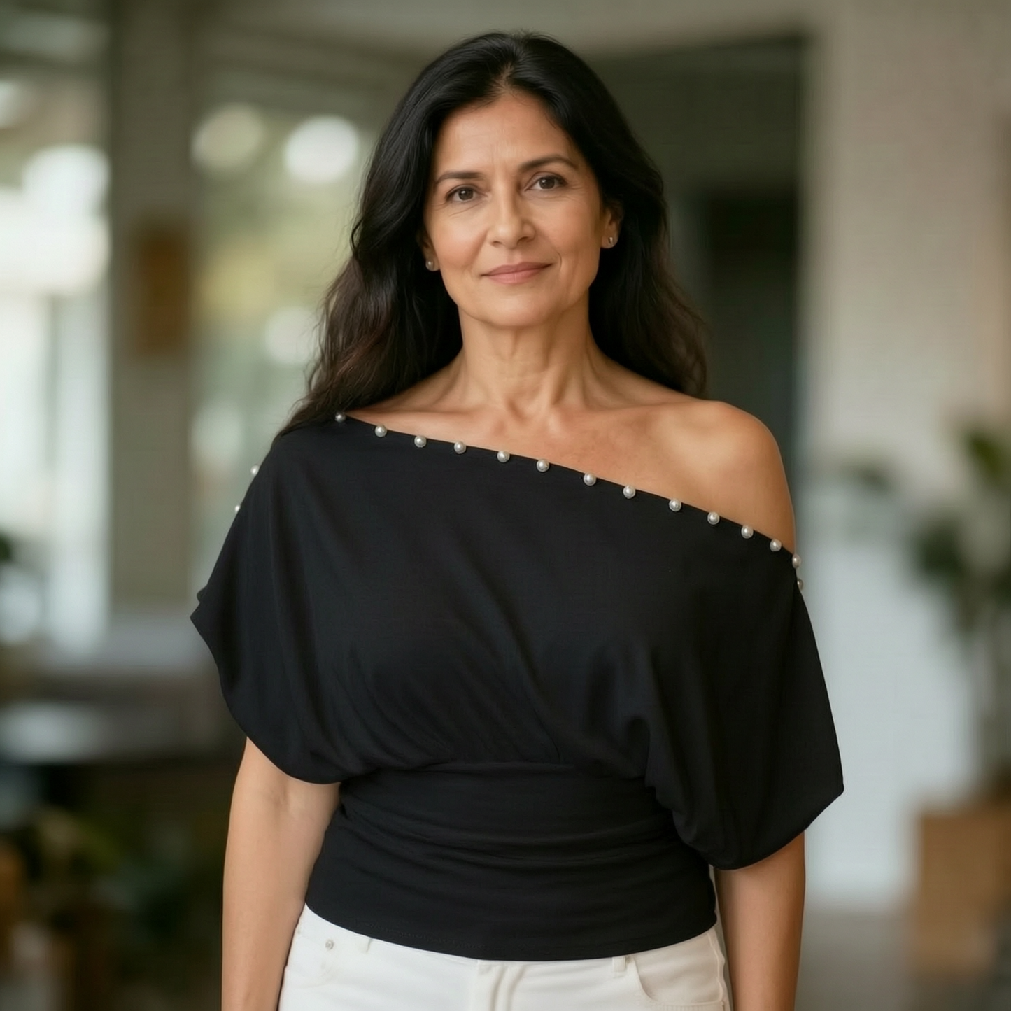 Loredana Chinaglia™ Bluzka wielofunkcyjna z guzikami na dzień i wieczór