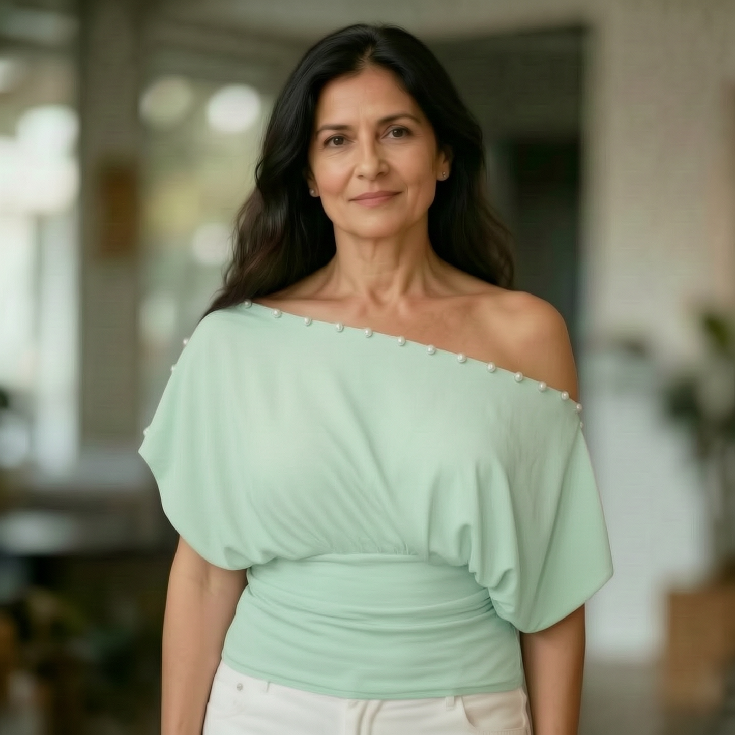 Loredana Chinaglia™ Bluzka wielofunkcyjna z guzikami na dzień i wieczór
