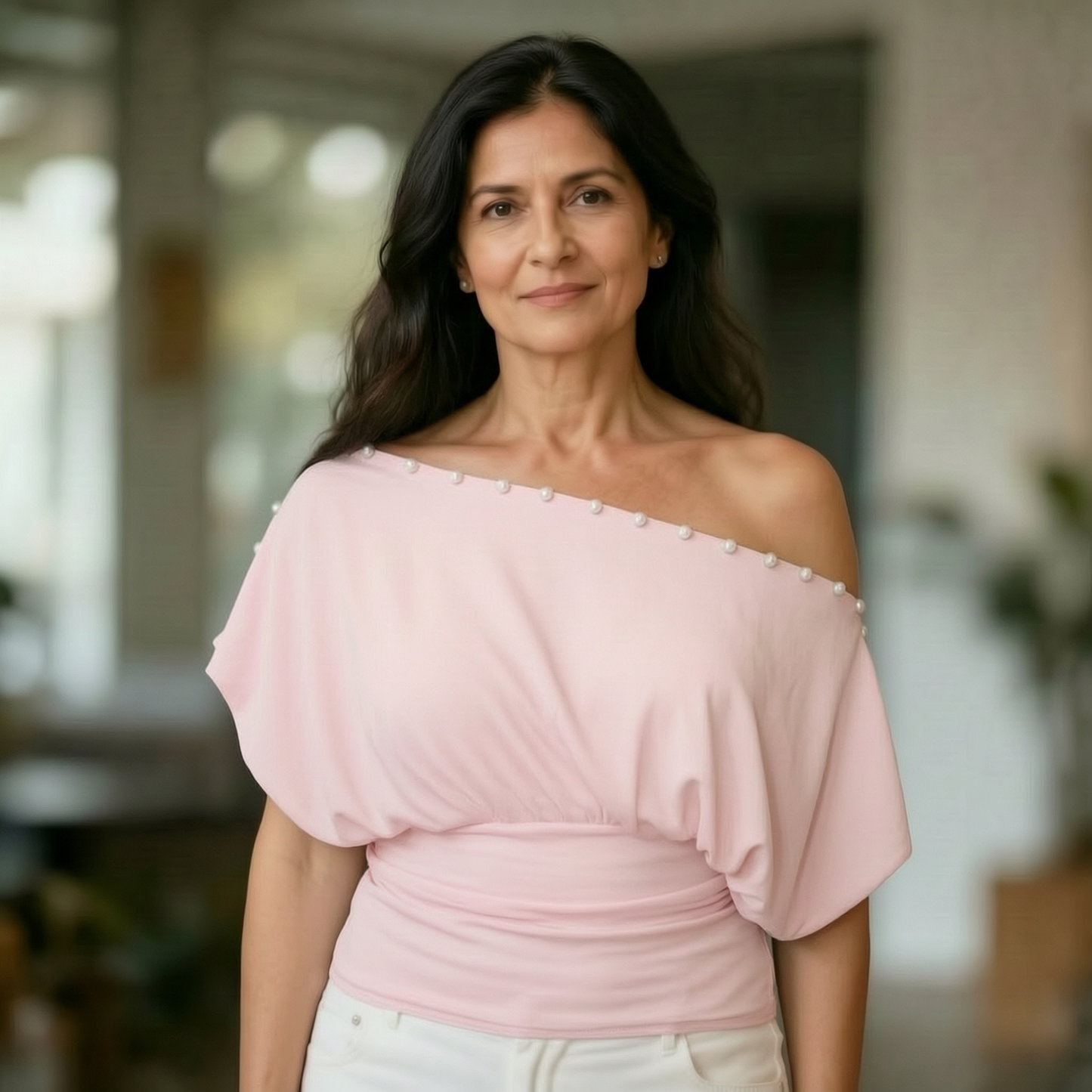 Loredana Chinaglia™ Bluzka wielofunkcyjna z guzikami na dzień i wieczór
