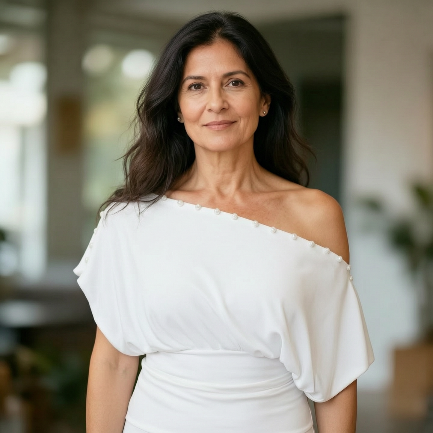 Loredana Chinaglia™ Bluzka wielofunkcyjna z guzikami na dzień i wieczór