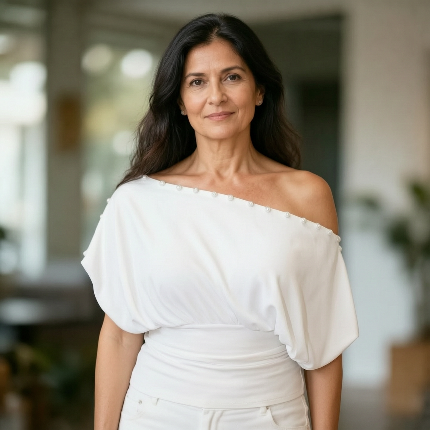 Loredana Chinaglia™ Bluzka wielofunkcyjna z guzikami na dzień i wieczór