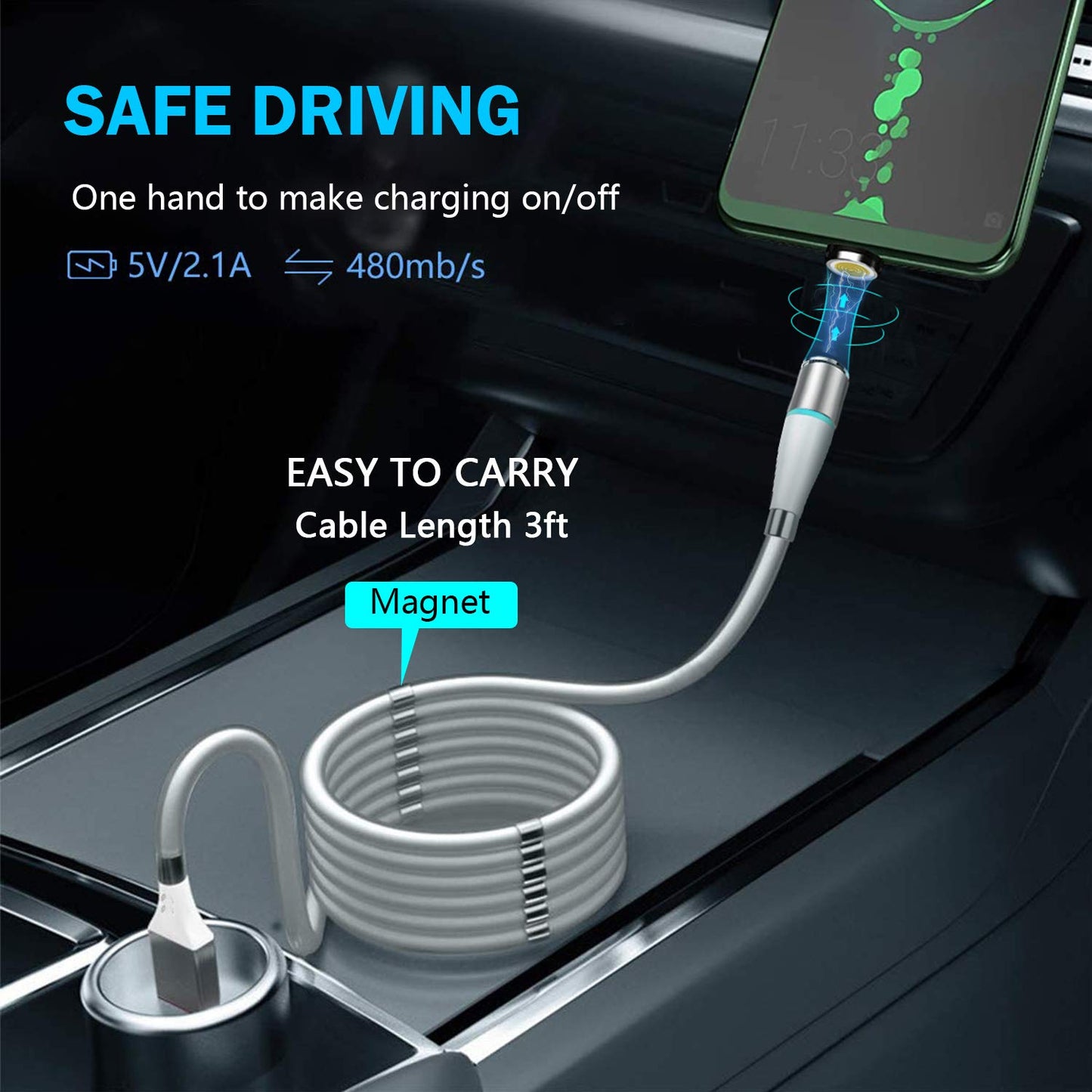 LumaLink™ Kabel do łatwego ładowania z magnesem