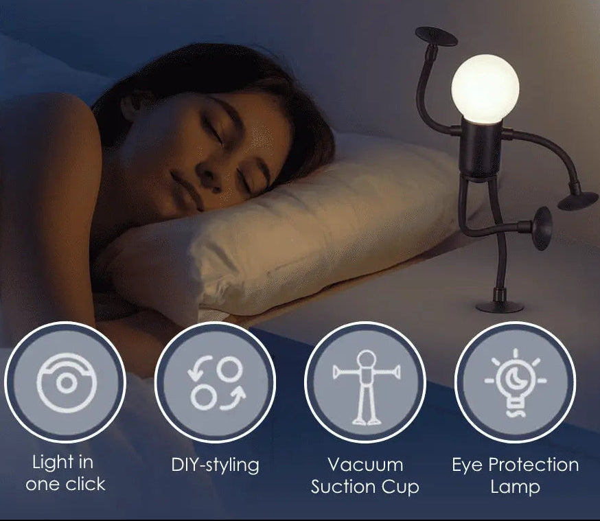 LumiBright™ Lampka nocna w kształcie ludzika