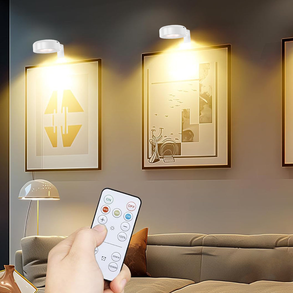 LumiMag™ Magnetyczna bezprzewodowa lampa LED do podświetlania obrazów z 13 trybami światła